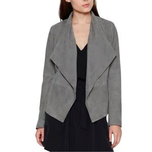 Joie Olivine Gray Goat Leather/Suede Biker Jacket Size XS NWOT